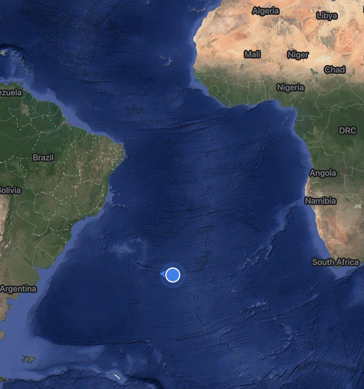 Day 33(Feb 6)- Cruising the Atlantic Ocean