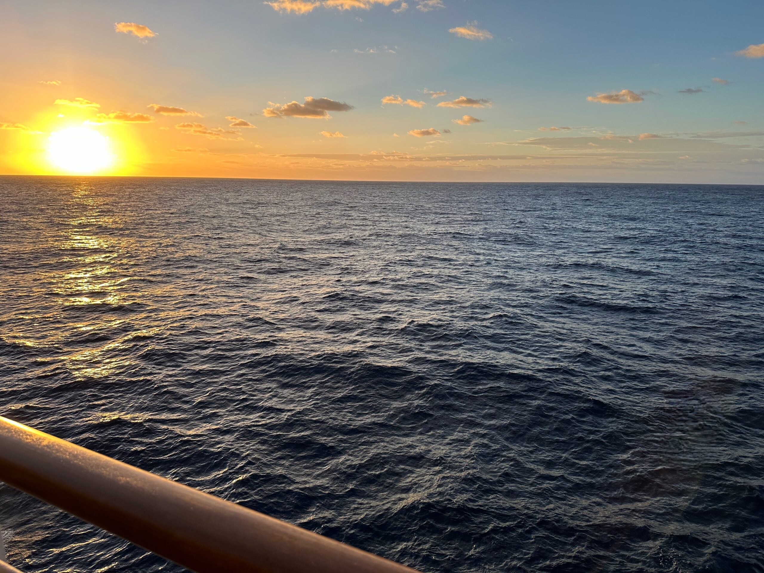 Day 34(Feb 7)- Cruising the Atlantic Ocean