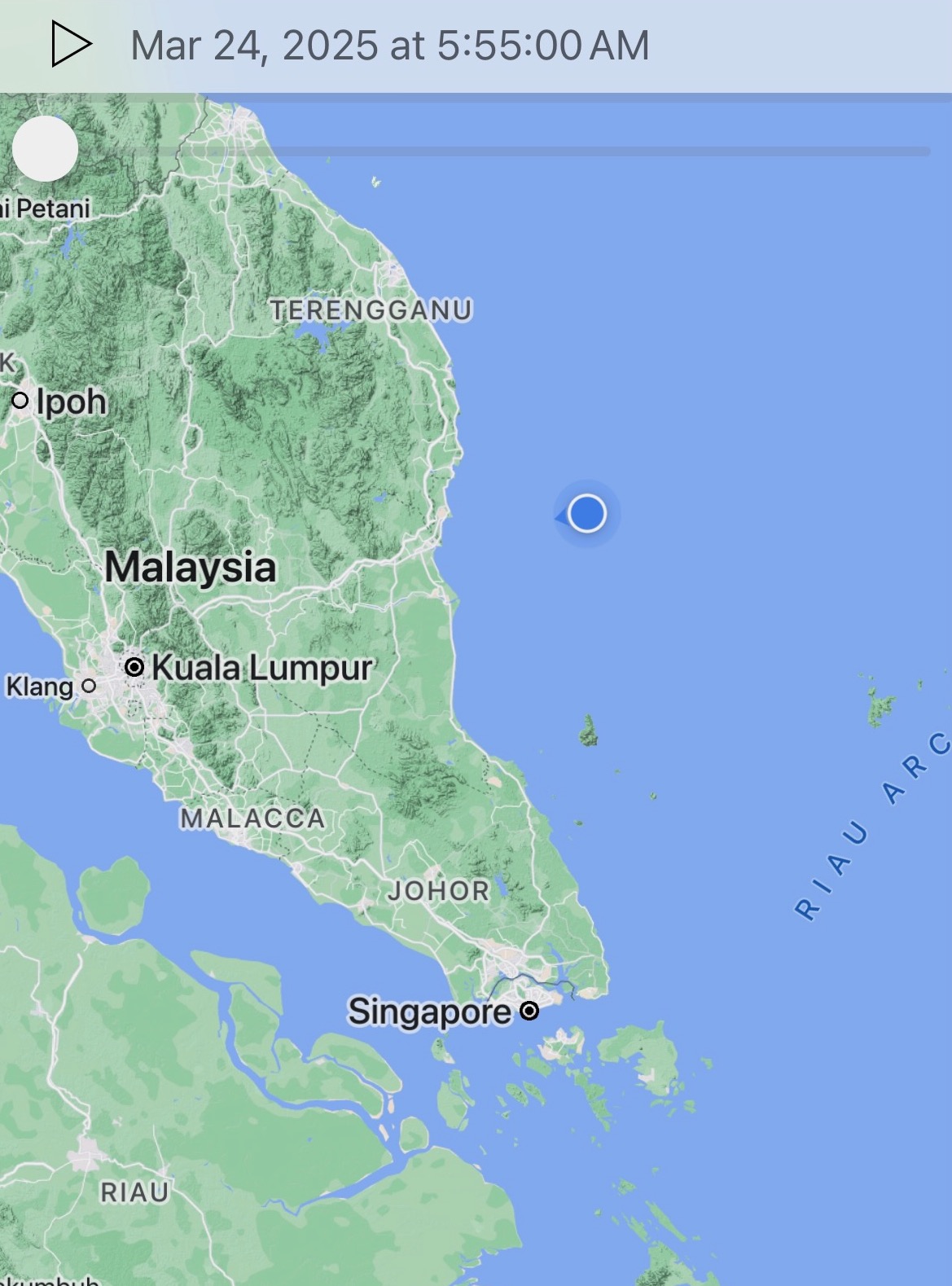Day 79(March 24) Cruising the Gulf of Thailand
